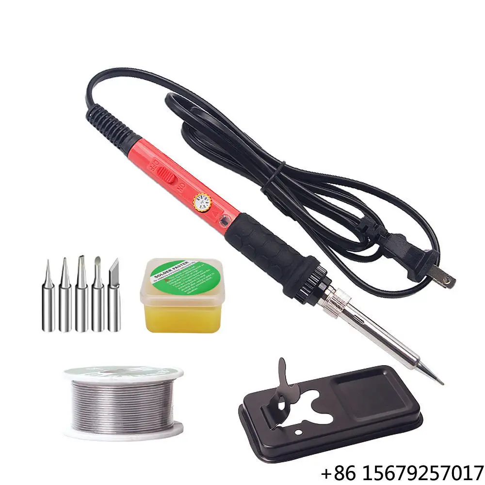 60W LCD Digital Temperature Controlled Soldering Iron Station Precision Electric Repair Tool for PCB Electronics DIY Workshop