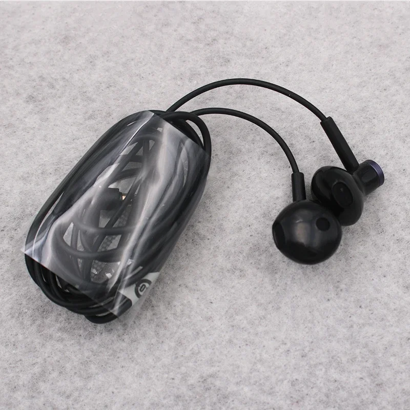 Słuchawki douszne Xiaomi 3.5MM z podwójnymi jednostkami, stereofoniczne słuchawki przewodowe, przenośne słuchawki sportowe do smartfonów Samsung Xiaomi