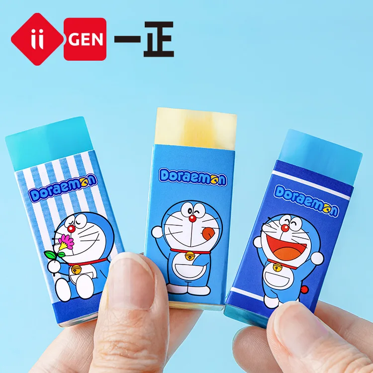 Kawaii Doraemon Cartoon Rubber Eraser Pencil Eraser Novelty School Office Supplies Student Prizes Cute Eraser