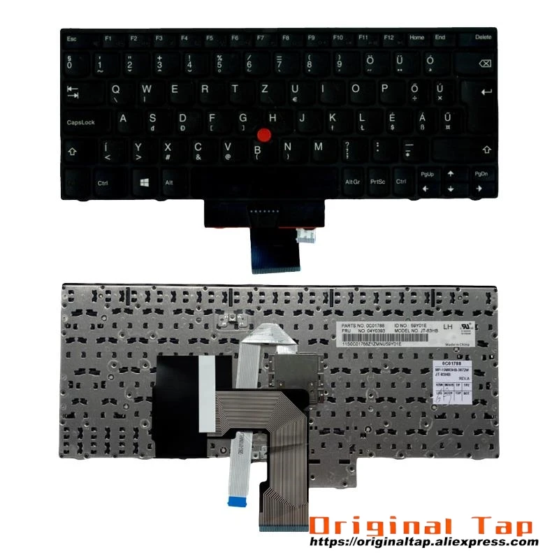 HU Hungarian Keyboard for Lenovo Thinkpad X131e X140e 04Y0394 04Y0357