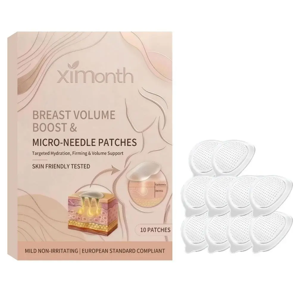 10/30/50pcs Breast Enhancement Micro-Needle Patches Breast Volume Boost Patches Hydration Firming Volume Support Skin Friendly