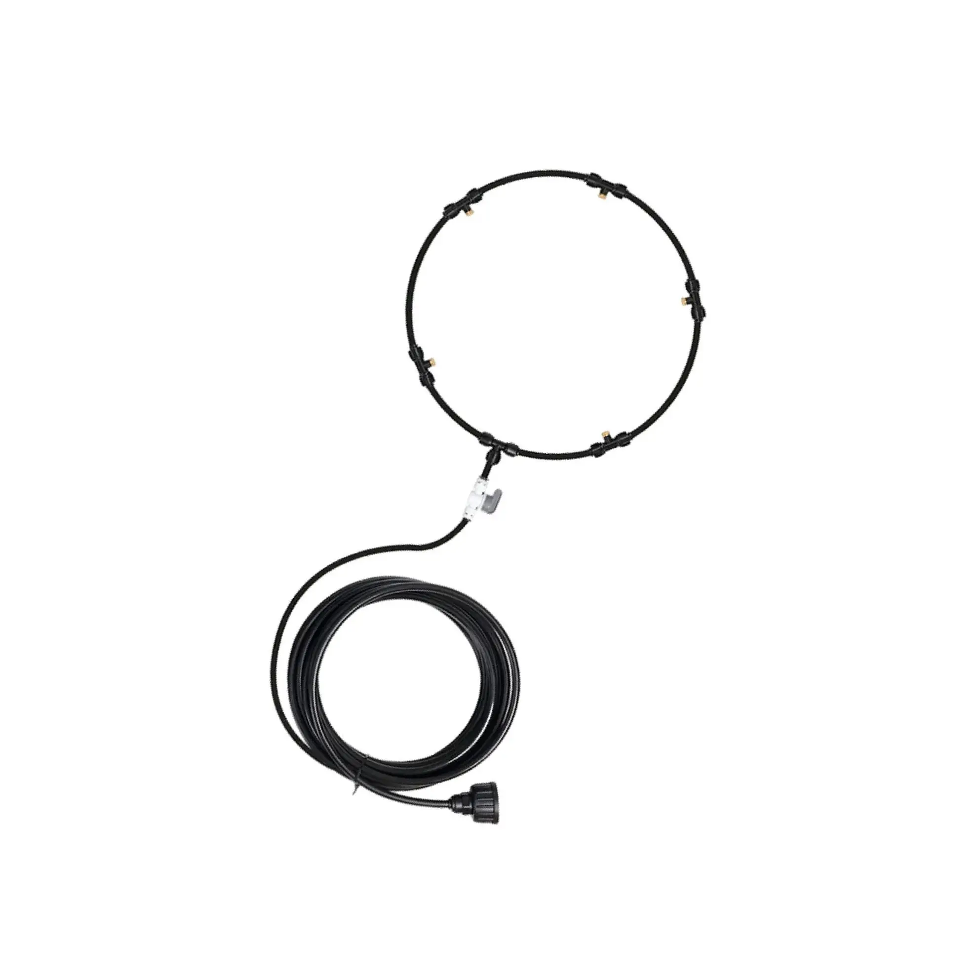 

Outdoor Misting System Fan Cooling Kit 3/4" Connector for Patio Backyard 8cm US