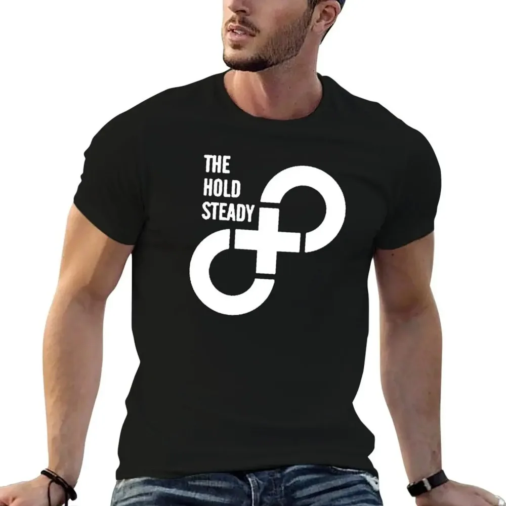 T-shirt uni en coton pour homme, logo Best of The Hold Steady, Genres DermatRock, Anime Stuff, Graphic, New Edition, Y-