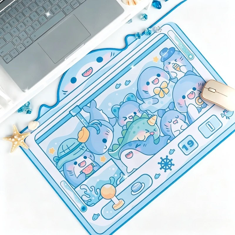 Extra Large Cartoon Rubber Gam - Desk Setup Blue ulasan dan harga