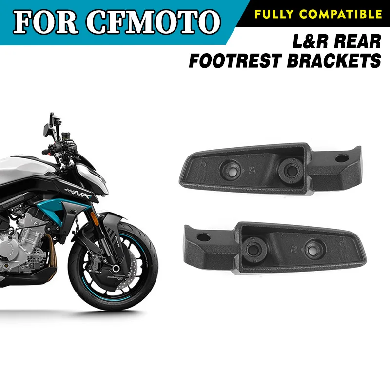 

For CFMOTO 675NK L&R Rear Footrest Brackets NK675 CF675 CF650-11 Pedal Rest Bracket Motorcycle Accessories Original Parts