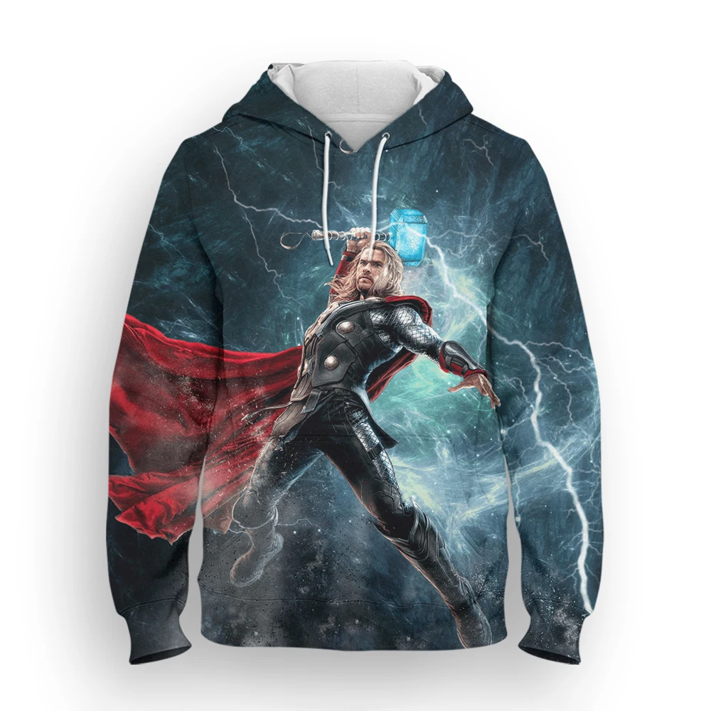 

Miniso Thor Hoodies Cartoon Anime 3D Print Streetwear Men Women Oversized Sweatshirts Hoodie Pullovers Tracksuits Clothing