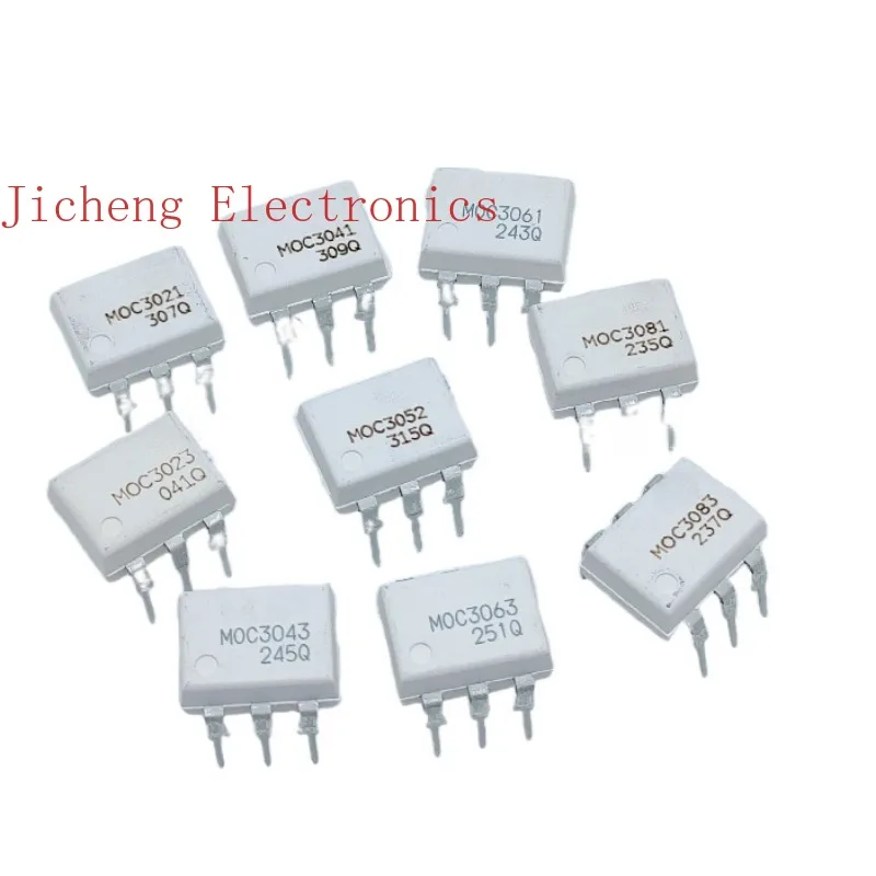 

10PCS MOC3021M/3022/3023/3041/3043/3052/3061/3063/3081/3083 Optocoupler ON