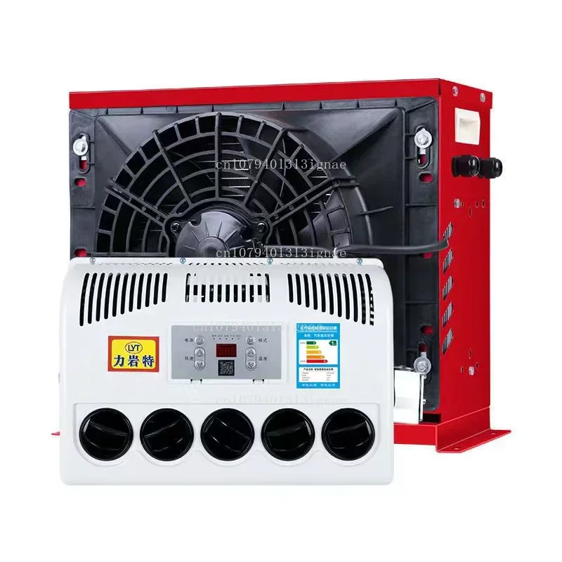 Large truck 24V12v parking air conditioner DC frequency conversion independent refrigeration vehicle engineering