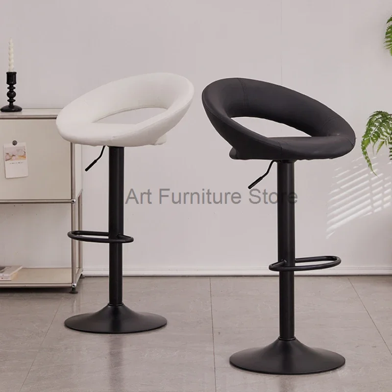 

Swivel Stool Bar Chairs Nordic Counter Design Reception Bar Chairs Kitchen Restaurant Sandalye Cadeira Home Furniture JY50BY