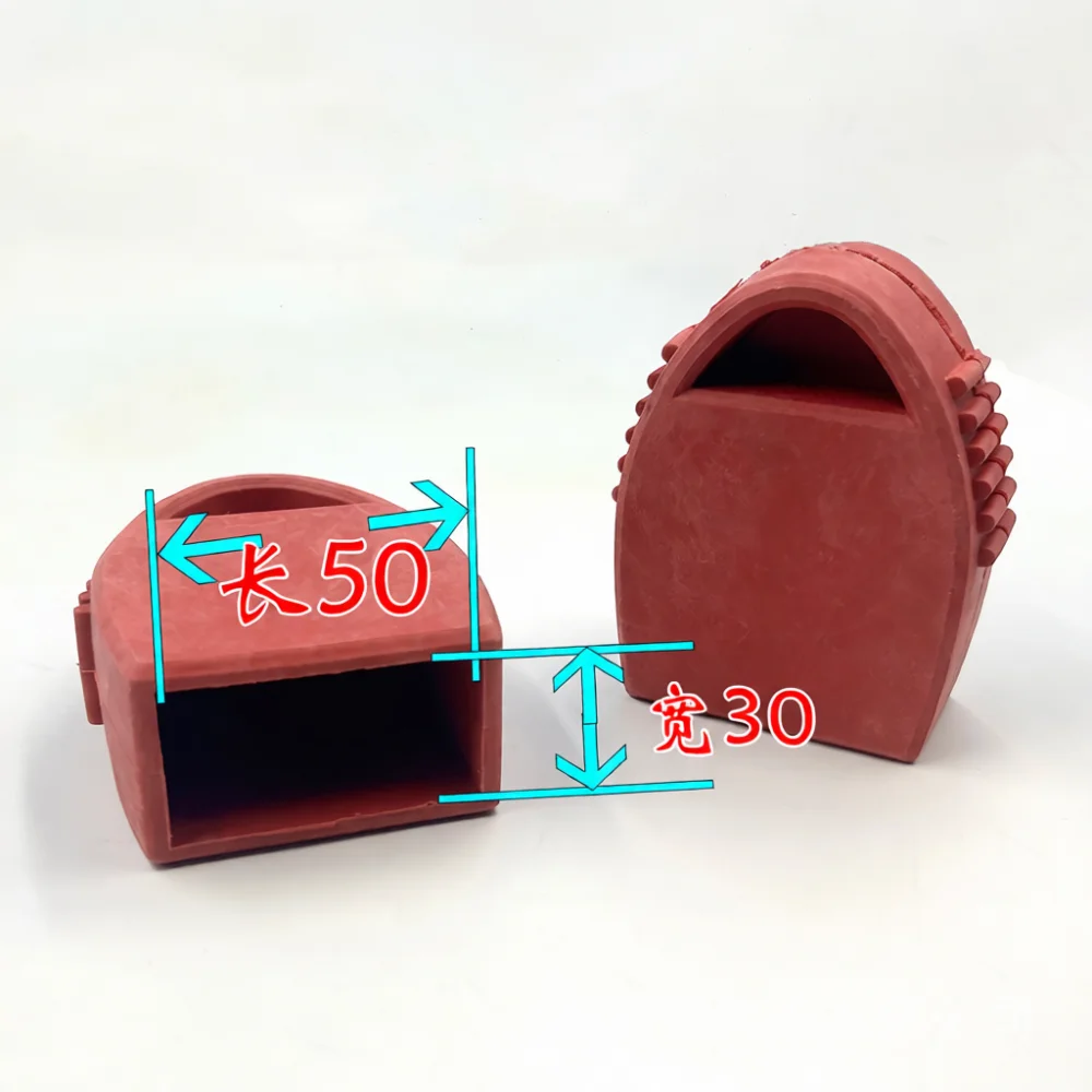 Durable Replacement Ladder Feet Caps Non Slip Rubber Pads For Folding Aluminum Step Ladder Engineering Maintenance Safety Parts