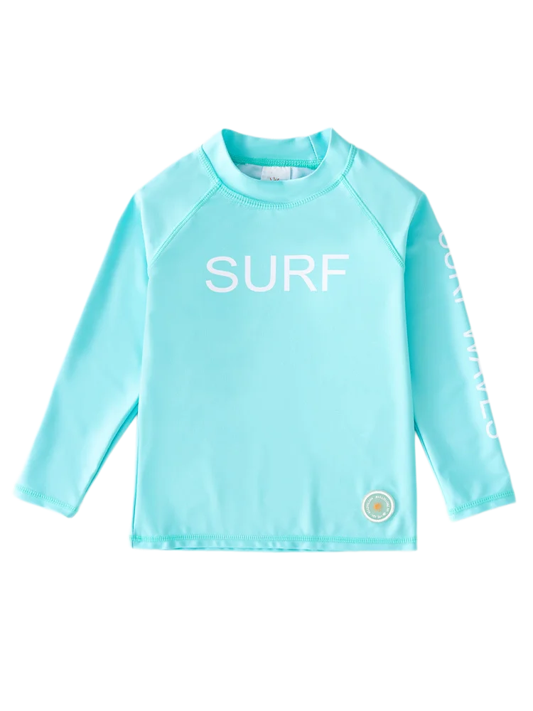 T Shirt for Swimming Children's Swimsuit UPF50 UV Protection Beach Rashguard Kids Bathing Suit Long Sleeve Boy Girl Swimsuit Top