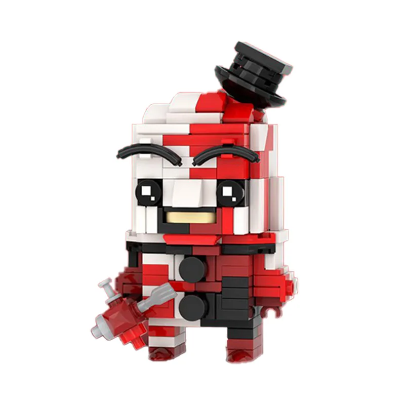 Moive Series Terrifying Clown Building Blocks MOC  Psychotic Killer Broken Soul Figure Assembly Model Puzzle Toy Gift