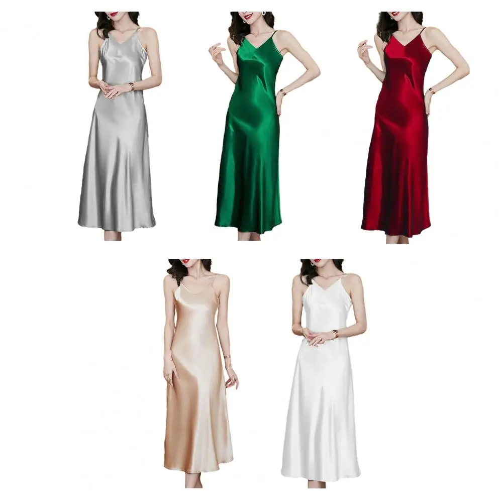 Damskie Sukienki Bandage Bez Pleców Eleganckie Rozcięcie Spaghetti Strap Wyszczuplające Koktajlowe Imprezowe Klubowe Modne Satynowe Jednolite Vestidos