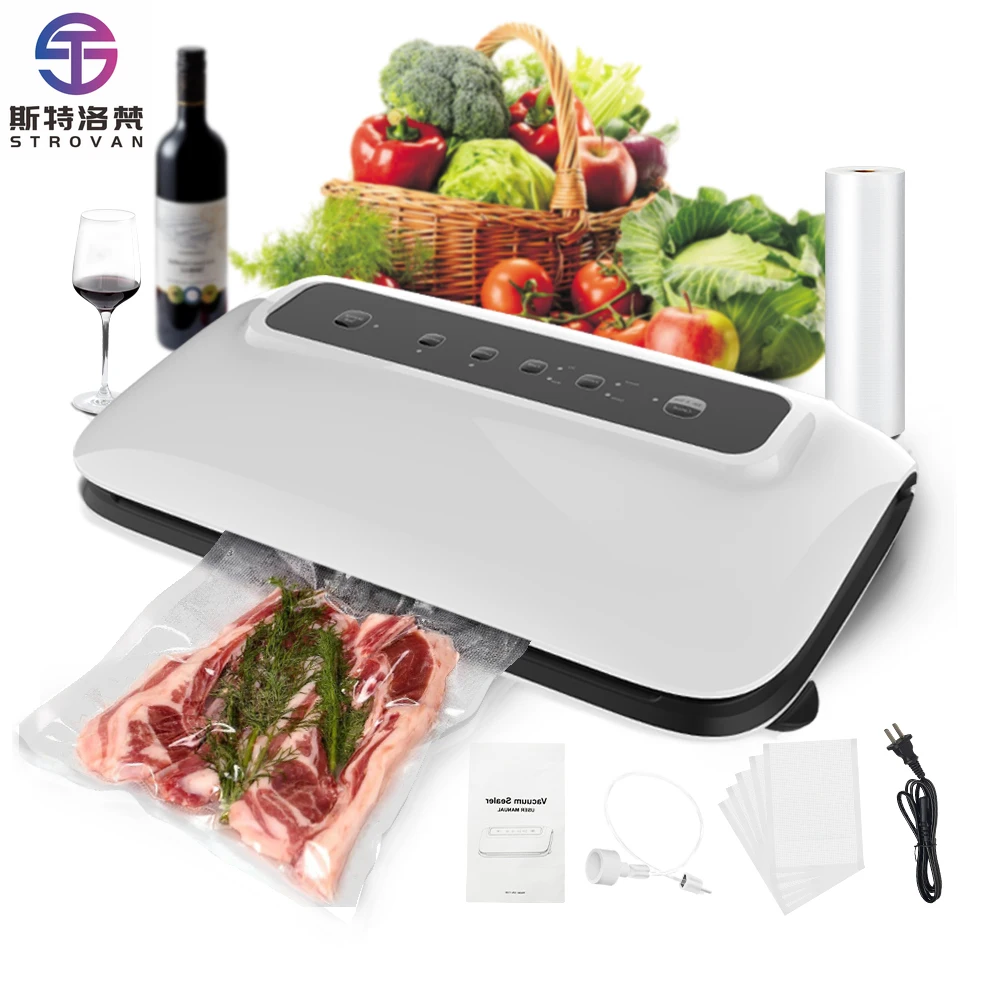 STLF دروبشيبينغ فراغ السدادة للمطبخ المنزلي بما في ذلك 5 قطعة أكياس حفظ الطعام التجارية الصغيرة فراغ الغذاء الختم #1