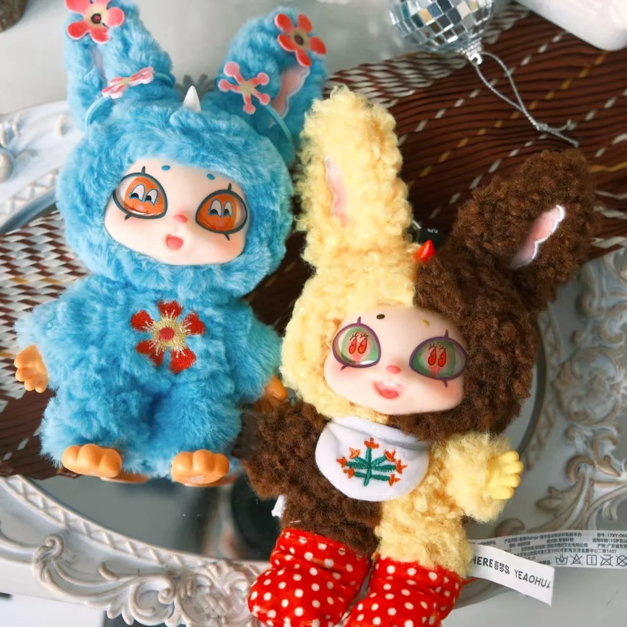 

Original Anime Figures Mystery Box Agan City Elf Wild Series Cute Fluffy Rabbit Dolls Trendy Decor Birthday Gift For Collectors