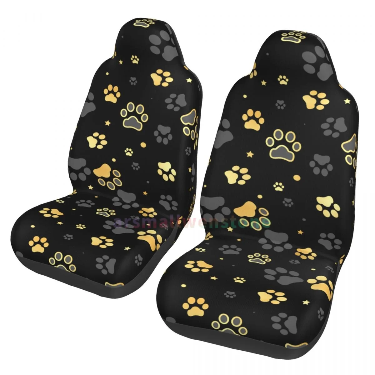 Dog Paw 2PCS Car Seat Cover Seat Cover Anti Fouling and Convenient Protective Cover Unique Style