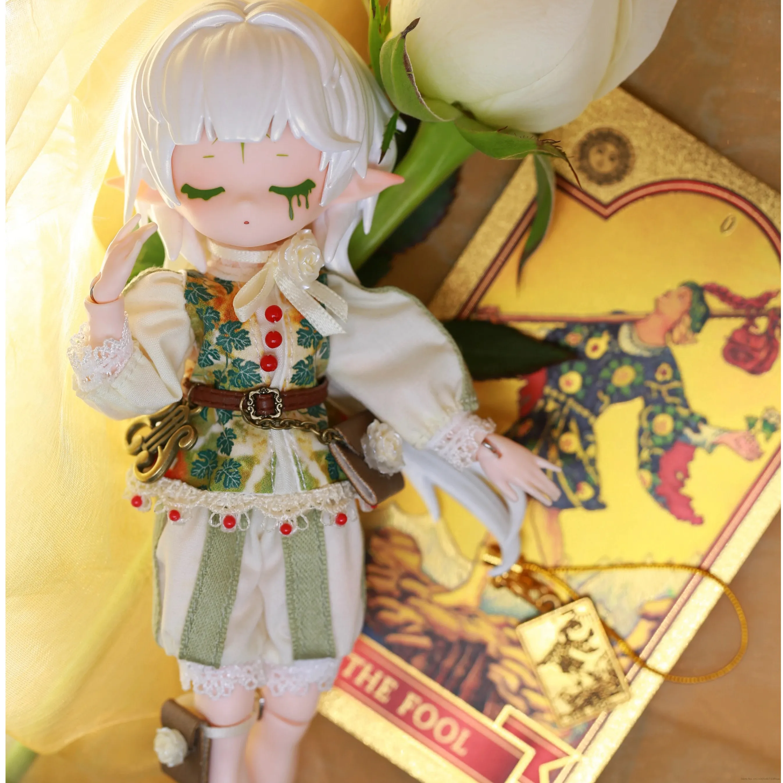1/12 1/8 BJD Doll Clothes SNOOM Tarot Series The Fool Vintage Court Style Full Doll ClothesOB11 MJD Multi Joint Doll Complete Ou