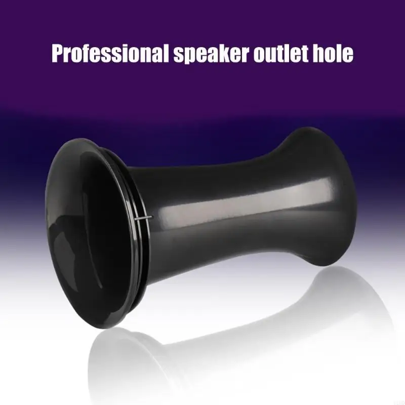 J1HD Durability ABS Construction Inverted Speaker Tube for Superior Bass Enhancement Easy to Install Acoustics Speaker Tube