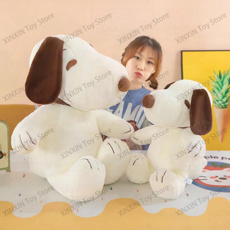 

Новая плюшевая игрушка Снупи 70 см, кавайная мягкая кукла с длинными волосами, большая плюшевая собака для детей, девочек, взрослых, подарок на день рождения, оптом