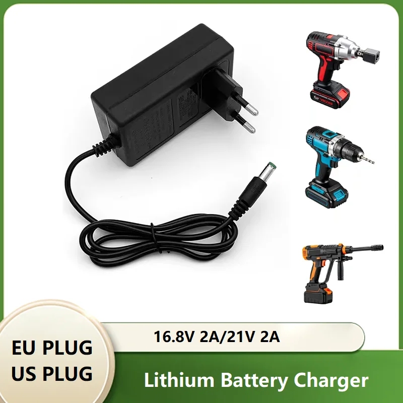 EU PLUG 16.8V/21V 2A Lithium Battery Charger for Makita Electric Drill Polishing Machine Lawn Mower Intelligent Power Adapter