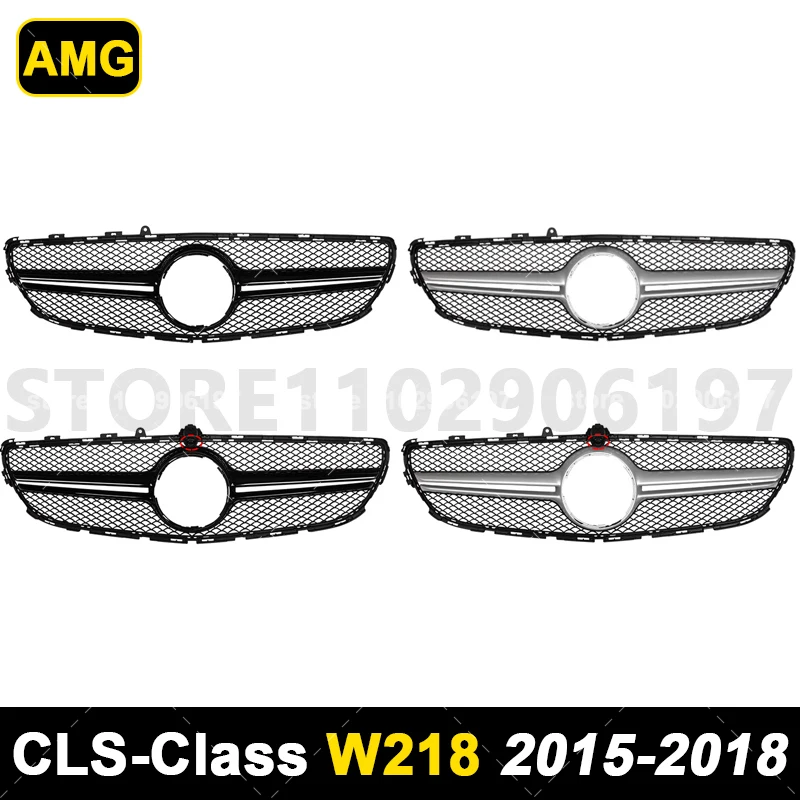 for 2011-2014 2015-2018 W218 CLS Mercedes Benz CLS220 CLS250 CLS260 CLS320 CLS350 CLS400 CLS550 CLS63 Bumper Mesh Racing Grille view 6