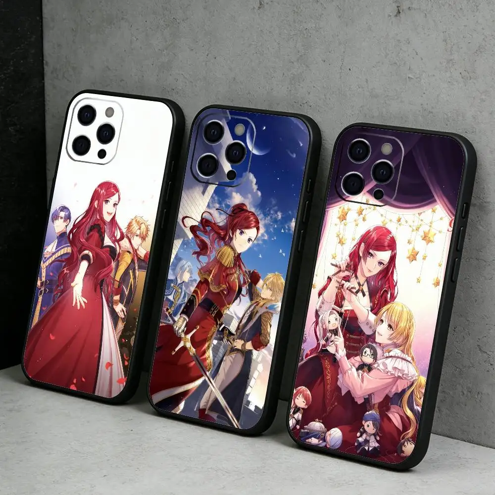 Anime The H-Heretical Last Boss Q-Queen Phone Case For iPhone17,16,15,14,13,12 Plus,Max Soft Silicone Black Cover