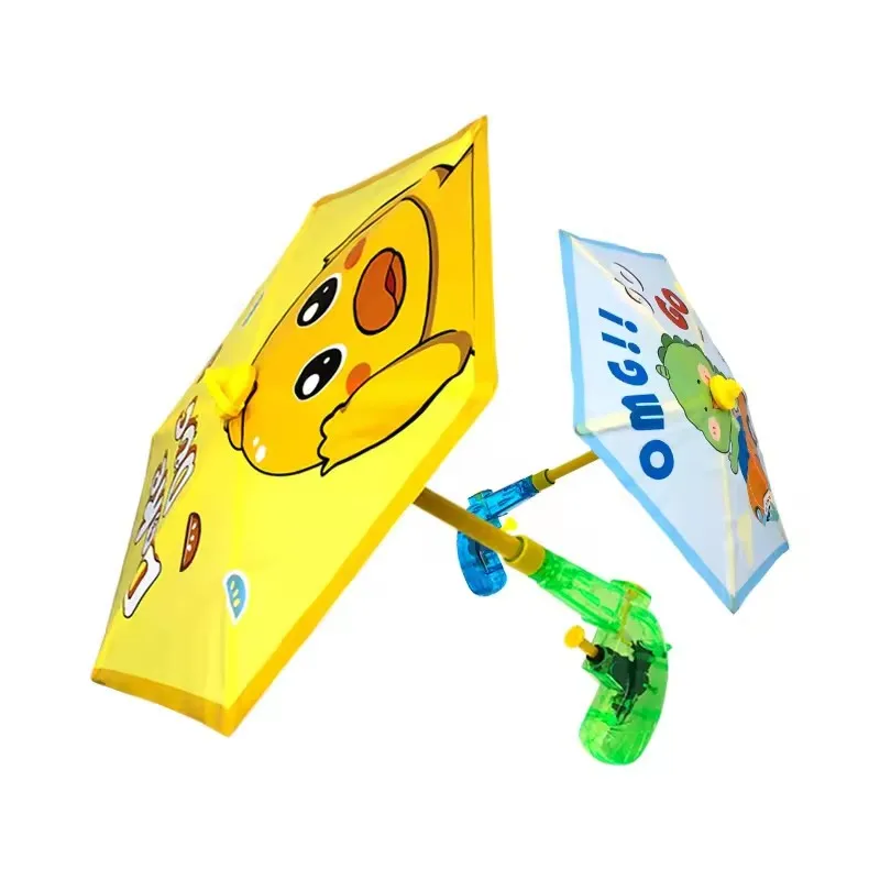 Nouveau jouet créatif de pistolet à eau avec un petit parapluie, jouets d'eau de Rafting de plage d'été, jouets de plage de piscine pour cadeaux de fête d'anniversaire