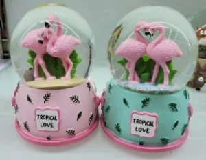 Medium lighted Musical snow globe MH-quality material 100 Love, lover, Gift, Camping,home, school, Car, hotel, restaurant ,Ships