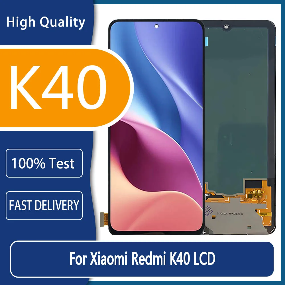 

Высокое качество 6,67 "для Redmi K40 K40 Pro M2012K11AC ЖК-дисплей с сенсорной панелью и дигитайзером экрана для Xiaomi POCO F3 Mi11i ремонт ЖК-дисплея