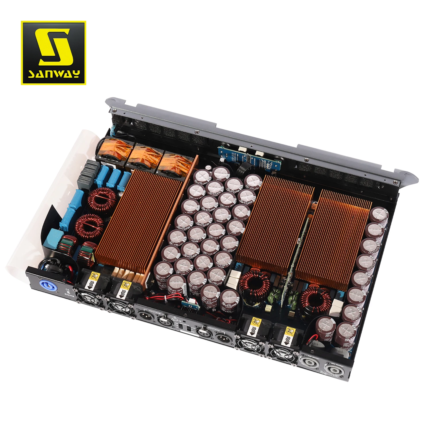 DA24K2 12600W 2CH 1U Class D Professional Power Amplifier