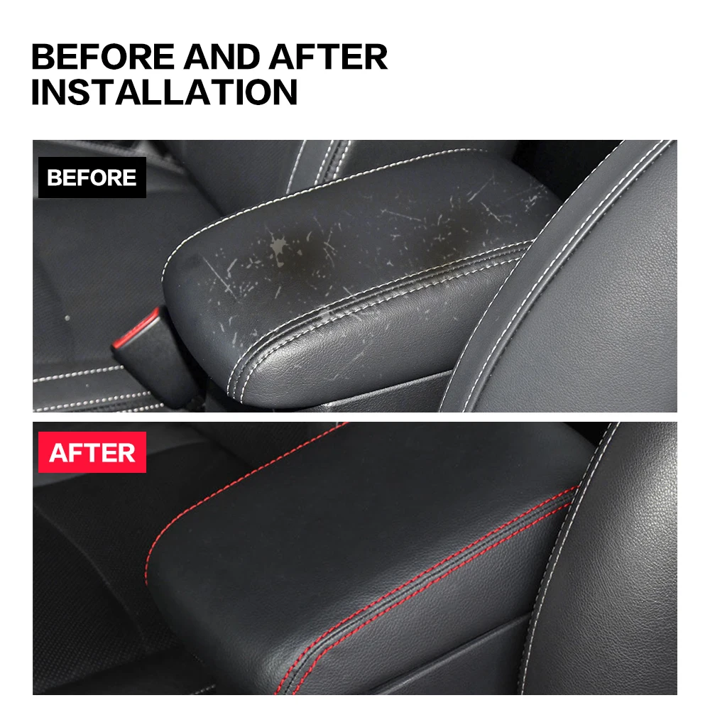 1PCS Armrests Box Cover Decoration Interior Car Accessories For Subaru Forester 2013 - 2024 2017 2018 2019 2020 2021 2022 2023