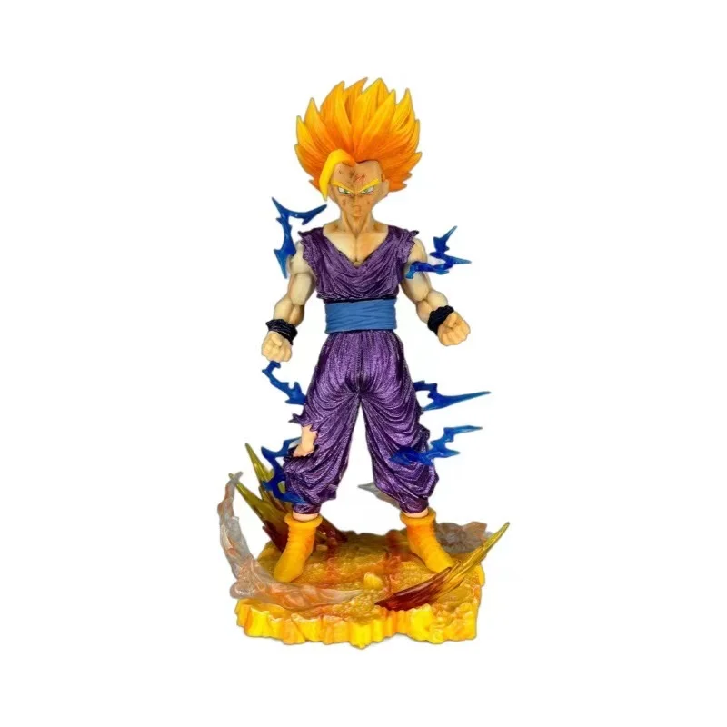 23cm/9.05in Dragon Ball Z Anime Figurine Model Super Saiyan Gohan Action Figure Toy Collection Ornament Gifts