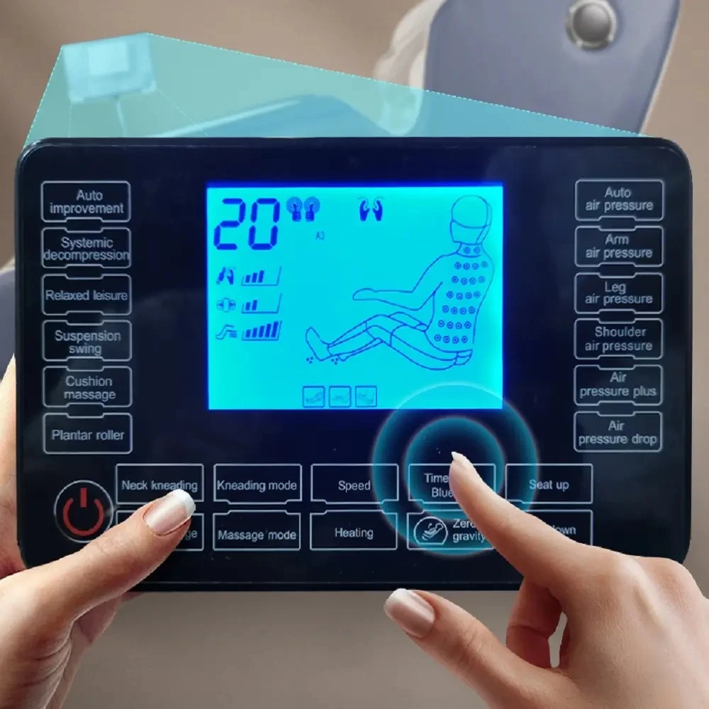 Electric 4d Heating Zero Gravity Sl Track Massage Chair Full Body Care Massage Chair For Body