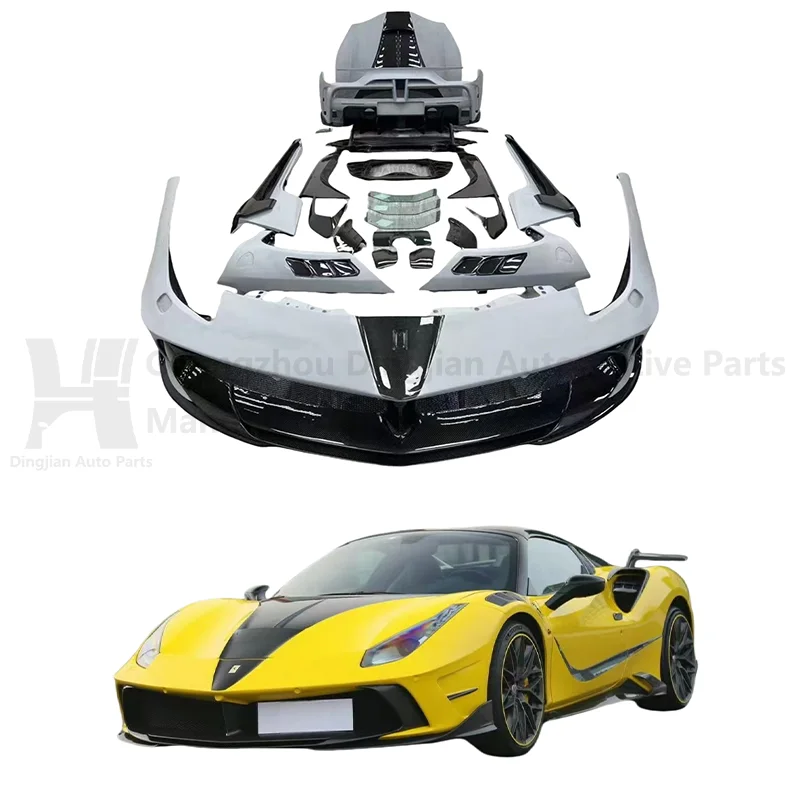 

The Ferrari 488 Is Upgraded with an MSY-style Body Kit.