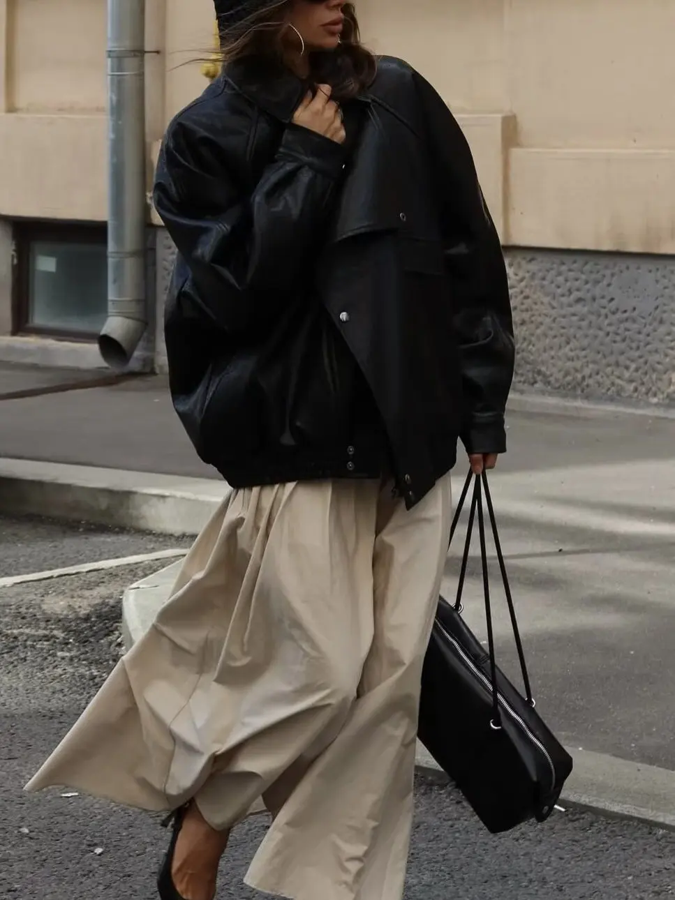 Retro American Motorcycle Jaet Particle Sense Ledermantel Trenchcoat Loose Fit Reißverschluss Cool And Ele Oberbekleidung