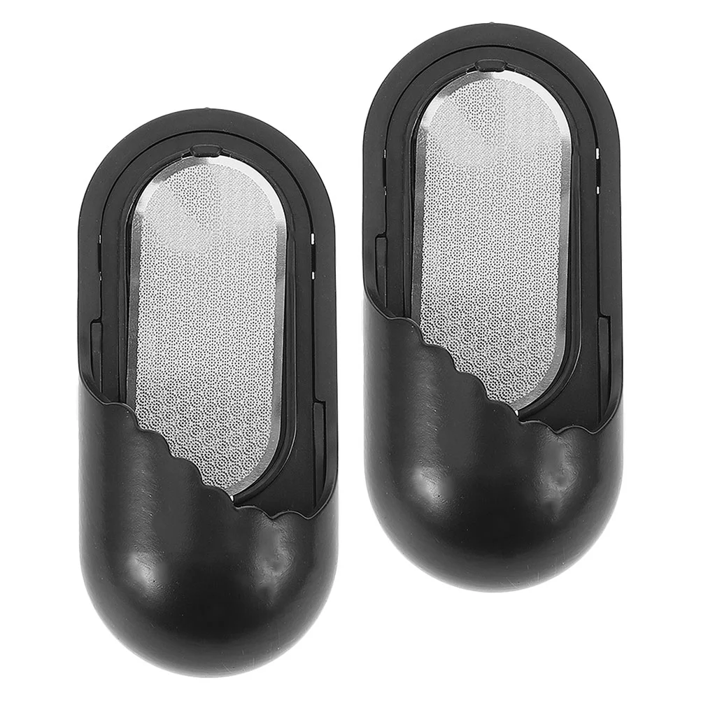 Sacapuntas de carbón para ojos, papel de lija para labios y aire, placa de acero inoxidable para Manual de artistas, 2 uds.