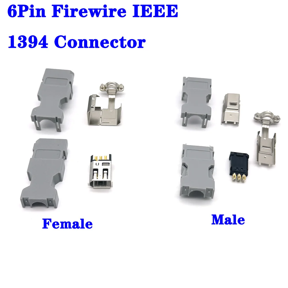 

1394 6pin SM-6P SM-6E SM-10P CN3 CN2 X6 For Yaskawa Panasonic Delta Servo Drive Encoder Connector Plug