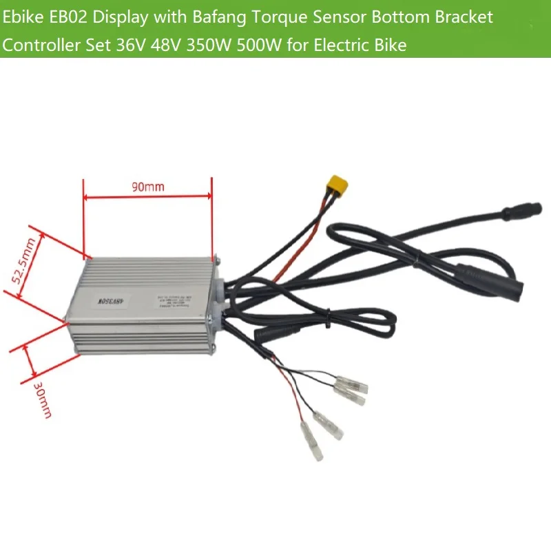 

Ebike EB02 Display with Bafang Torque Sensor Bottom Bracket Controller Set 36V 48V 350W 500W for Electric Bike