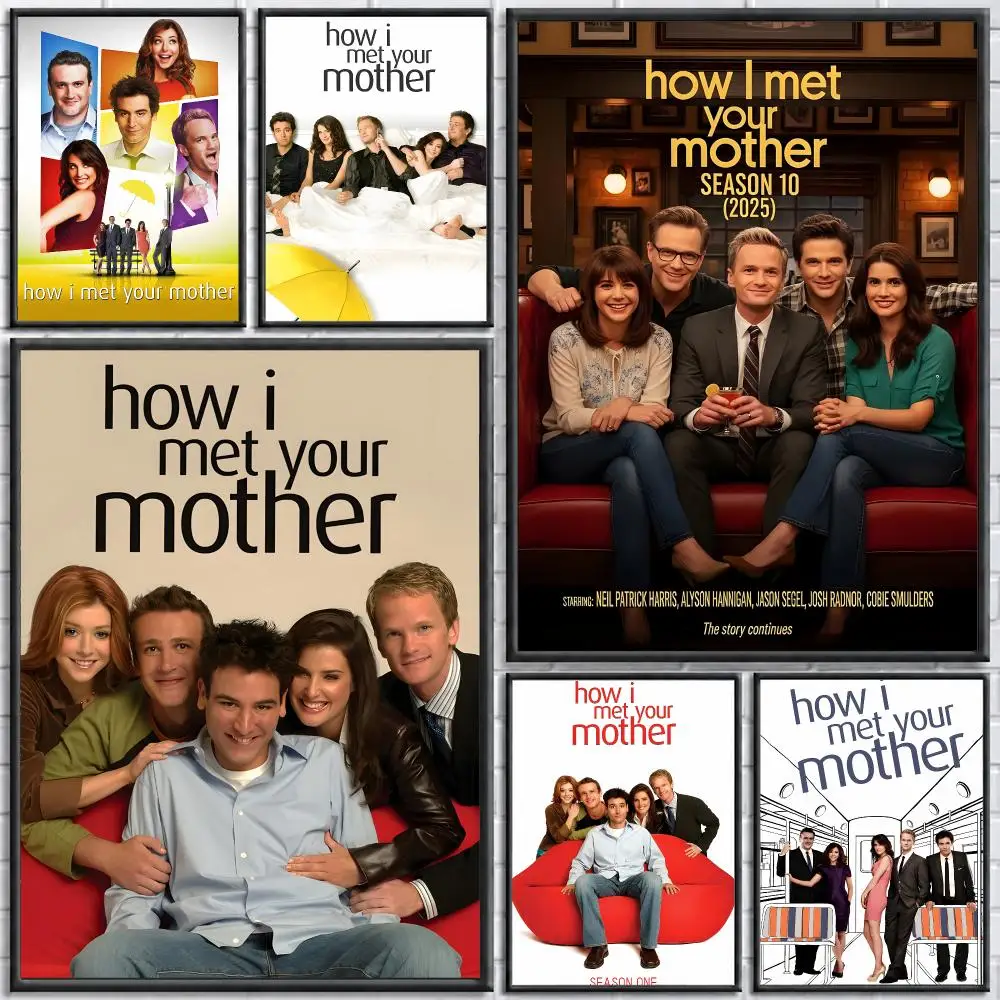 TV Series How I Met Your Mother Poster Print Wall Art Pictures Canvas Painting Living Room Bedroom Home Decor