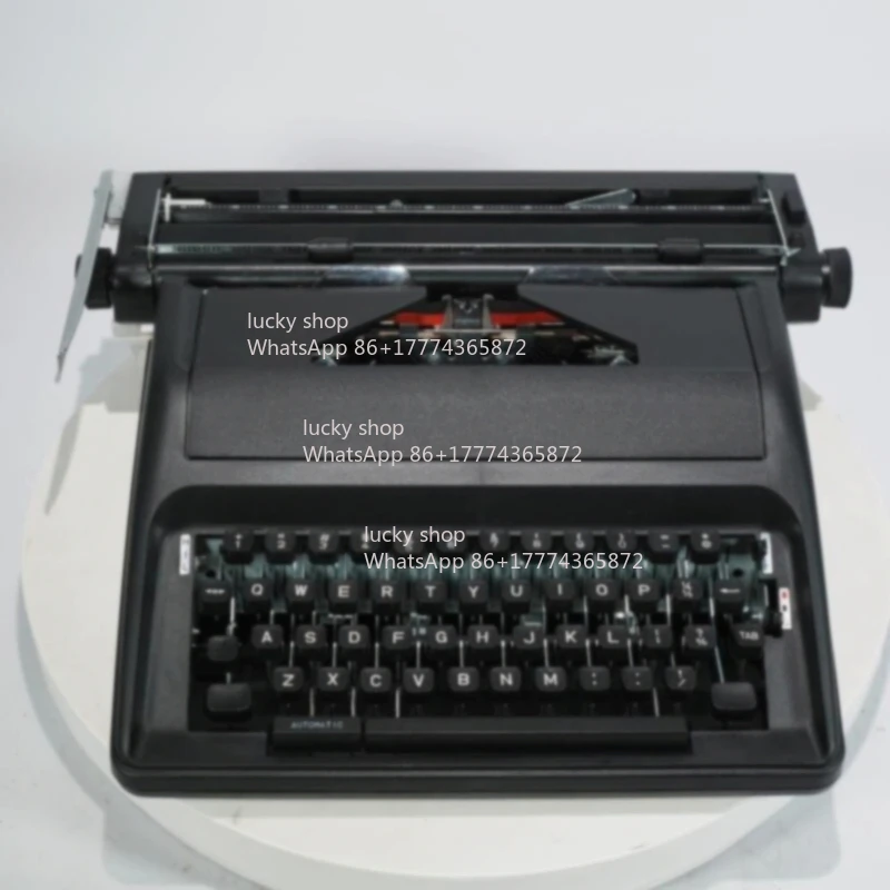 Brand New Black Mechanical English Typewriter Birthday Gift Nostalgic Ornament