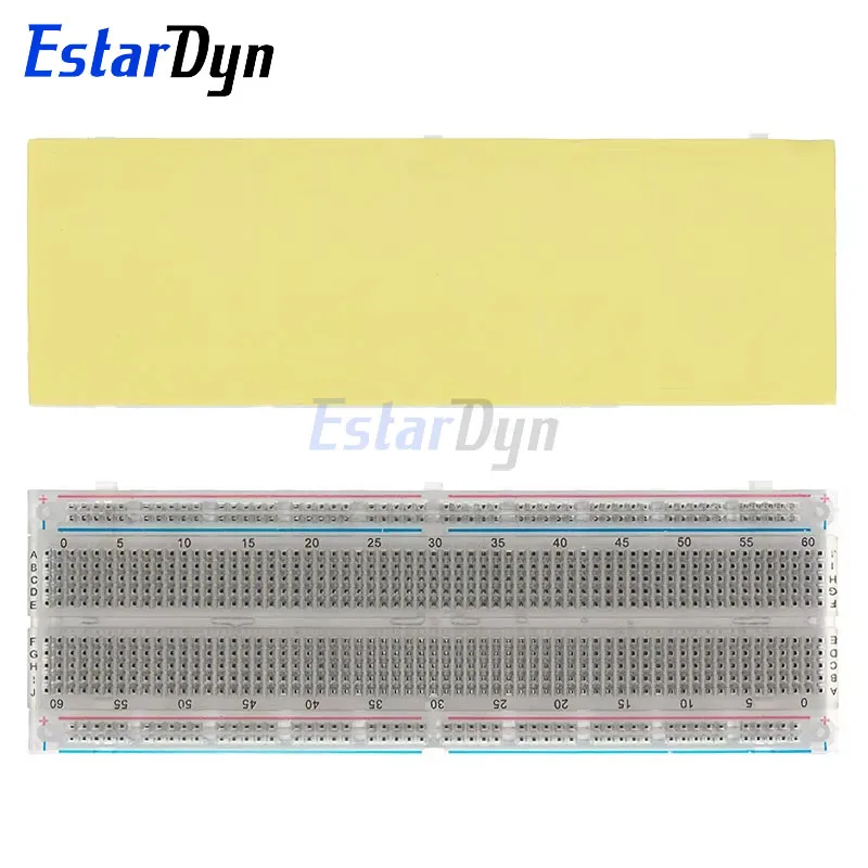 Estardyn MB102 Lötfreies Steckbrett 830/400 Löcher PCB Prototyping Board für Arduino DIY Projekte Hohe Qualität