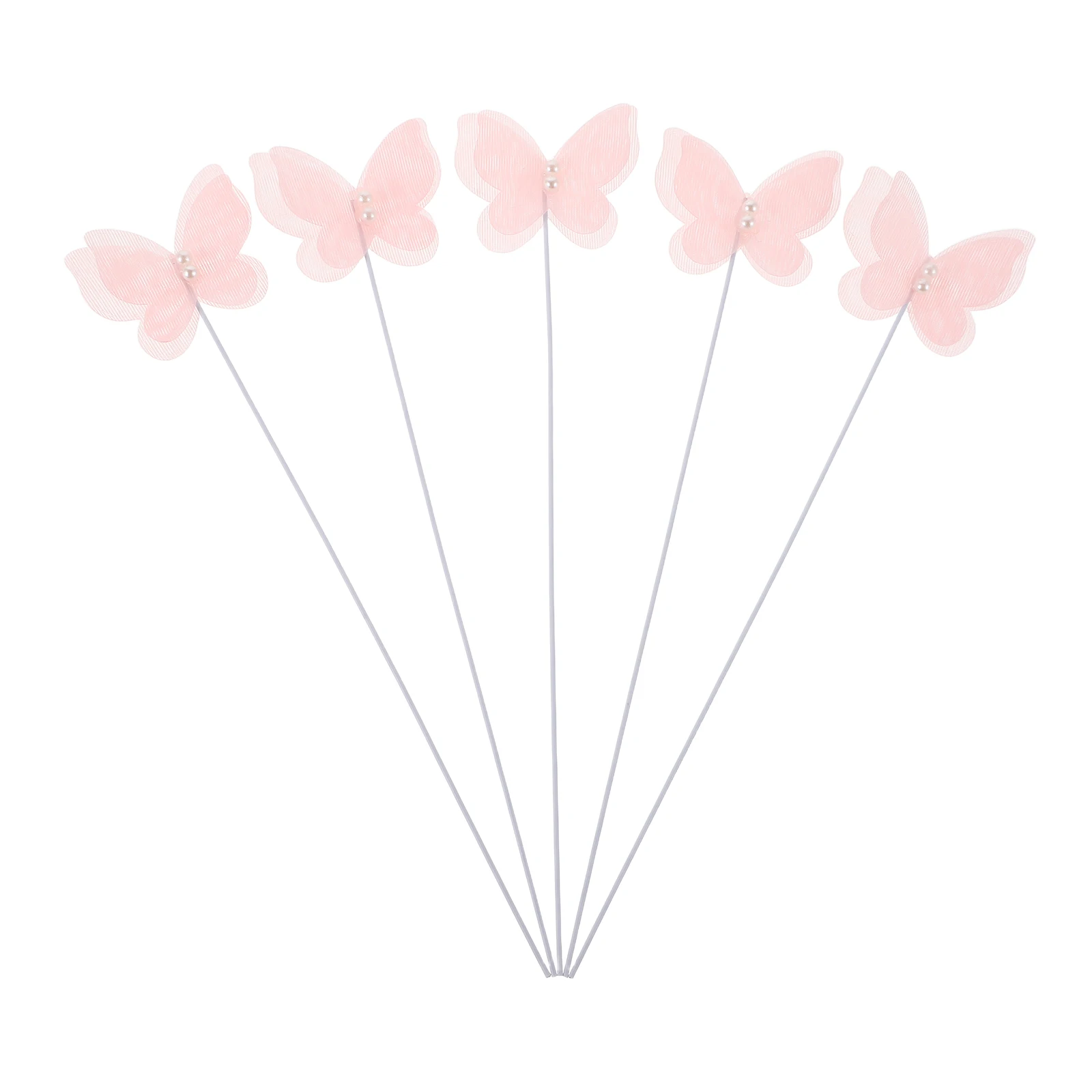 

15 pcs Cake Decorations Butterfly Topper Bow Birthday Women Paper Cup Baby Shower Dessert Decorations Cake Supplies