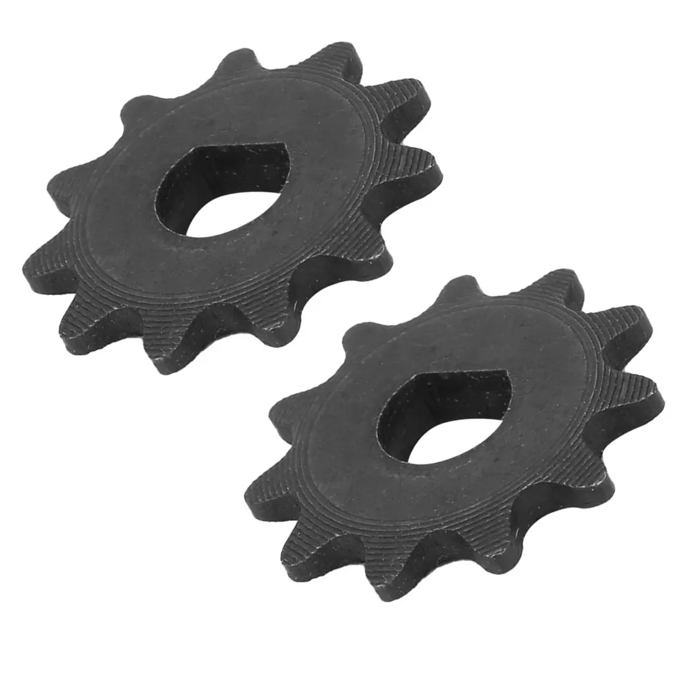 2PCS Durable 25H 11T E-Scooter Sprocket 8mm Inner Black Electric Sprocket Metal Chain Sprocket Chain Drive