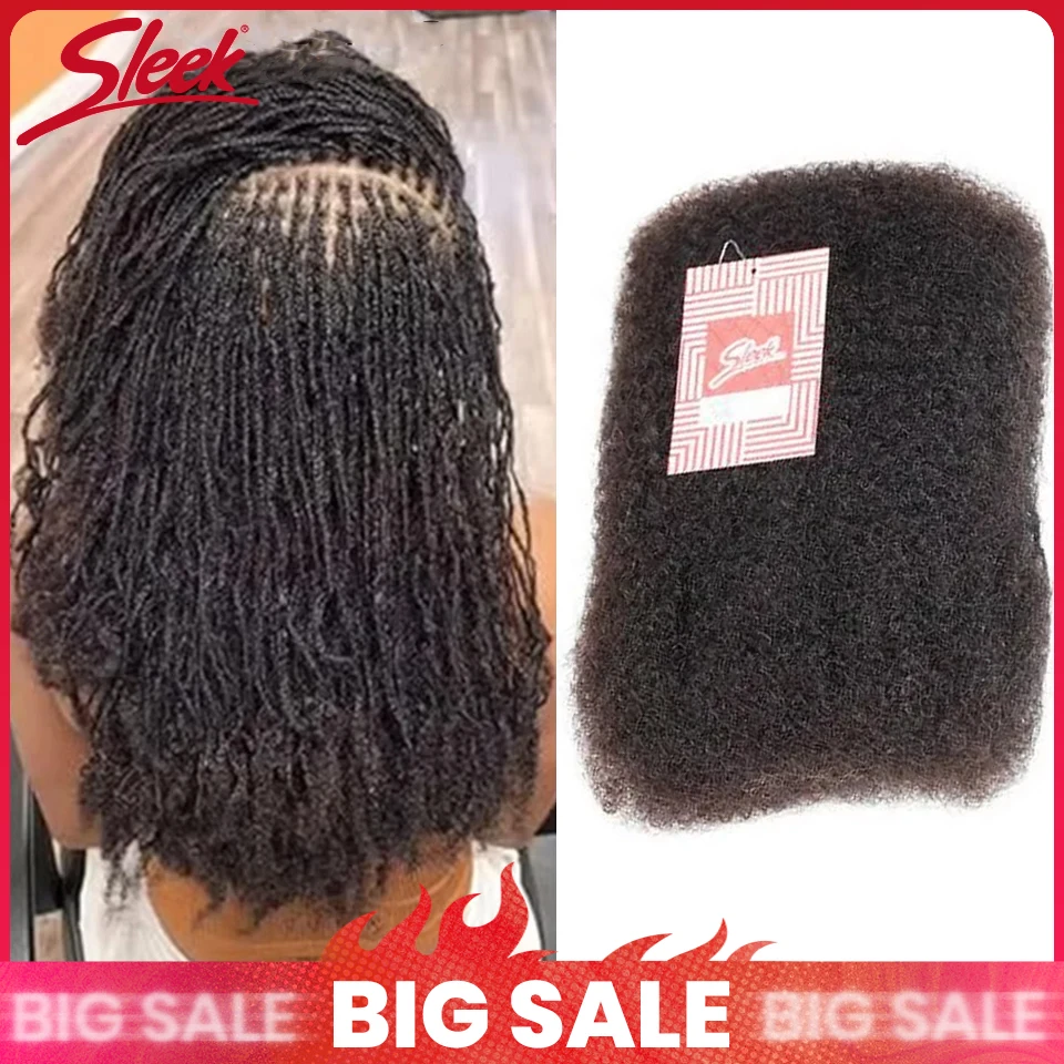 Sleek Remy Afro Curly Bulk Hair For Braiding Peruvian QVR Afro Kinky Curly Human Hair Bulk  Natural Brown Big Sale Braids Hair