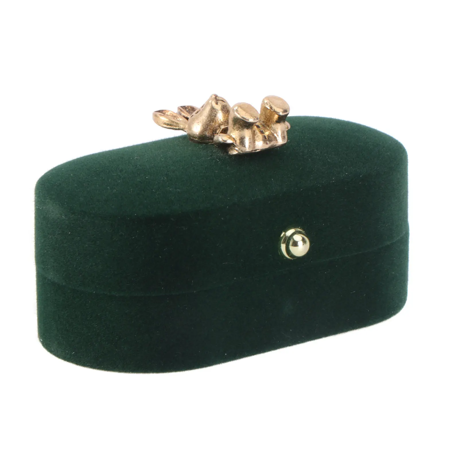 

1Pcs Retro Jewelry Box Elegant Ring Storage Container Soft Touch Premium Material for Valentine's Day Engagement Wedding
