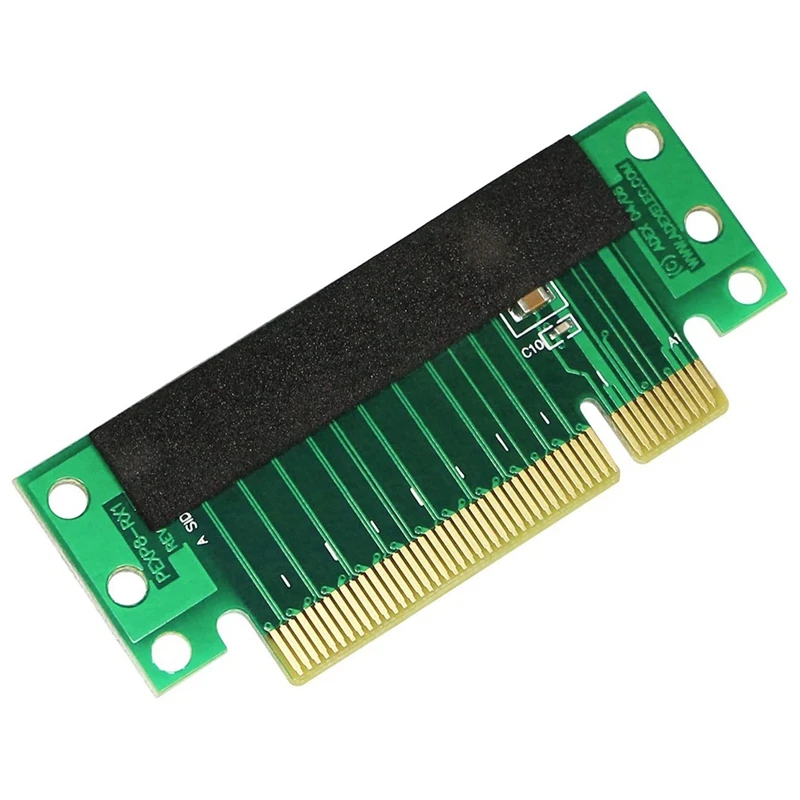 Tarjeta elevadora Top-PCI- Express 8X, tarjeta adaptadora de 90 grados, tarjeta convertidora de ángulo recto 8X PCI-E para ordenador con chasis de servidor 1U/2U