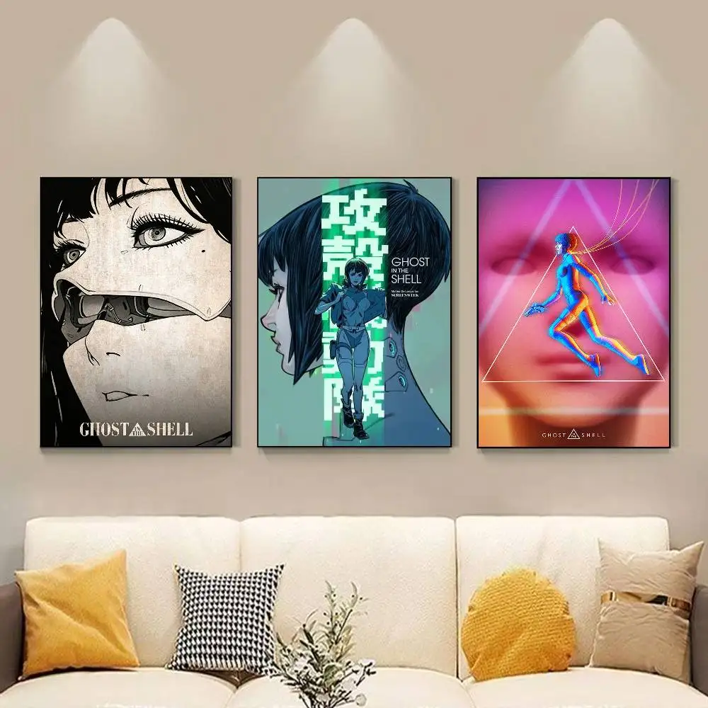 2026The Ghost In the Shell Poster HD Self Adhesive Waterproof Wall Art Ideal for Home Office Dorm Gift