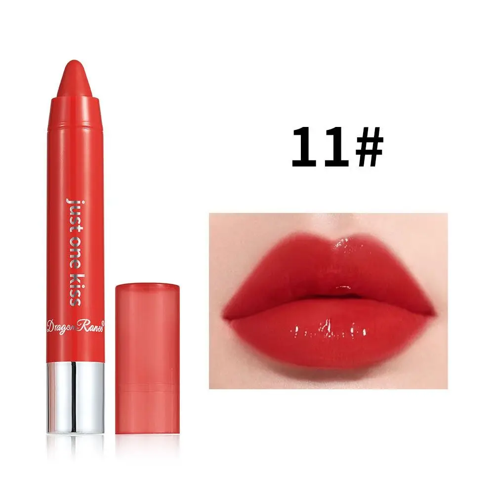 Draagbare Hydraterende Lippenstift Krijt Anti-Stick No Fade Lip Stick Langdurige Zweetbestendige Make-Up Tool Vrouw