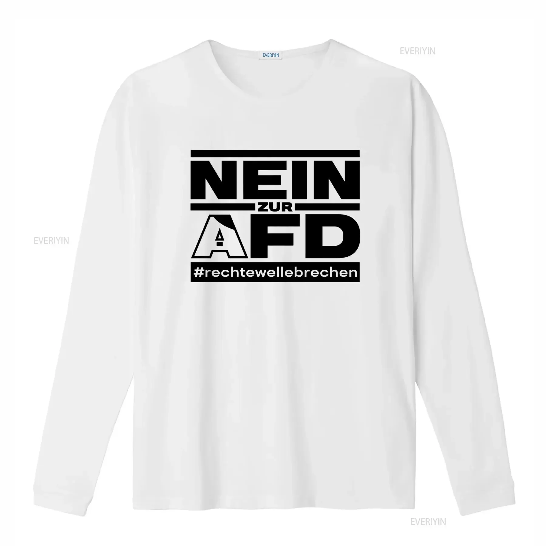 Anti AFD Protest T Shirt Nein Zur Rechtewellebrechen Gegen Rechts Und Nazis Für Demokratie Stylish Design vintage Washed
