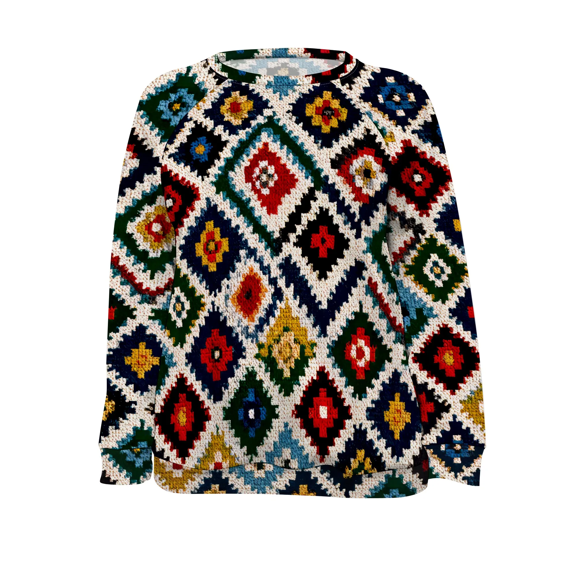 المرأة Crewneck كم طويل بلوزات موضة الربيع البلوز سترة علوية 2025 الشتاء السببية العصرية وتتسابق